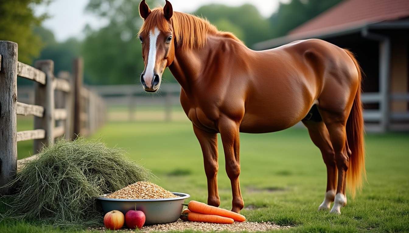 Alimentation du cheval : les bases de la ration