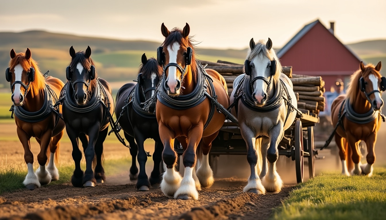 Races de chevaux de trait : les races françaises et leurs usages